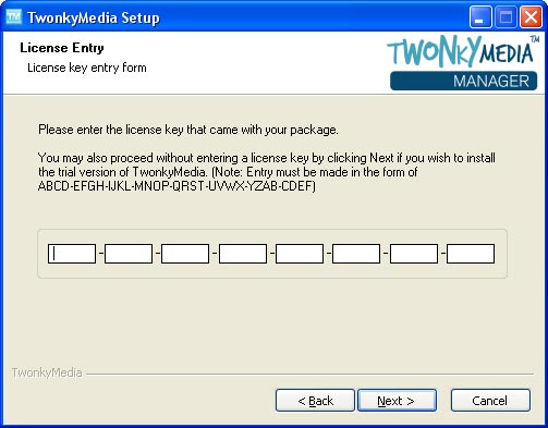 License key for twonky media server