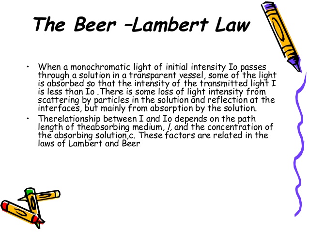 Beer Lambert Law Definition Pdf
